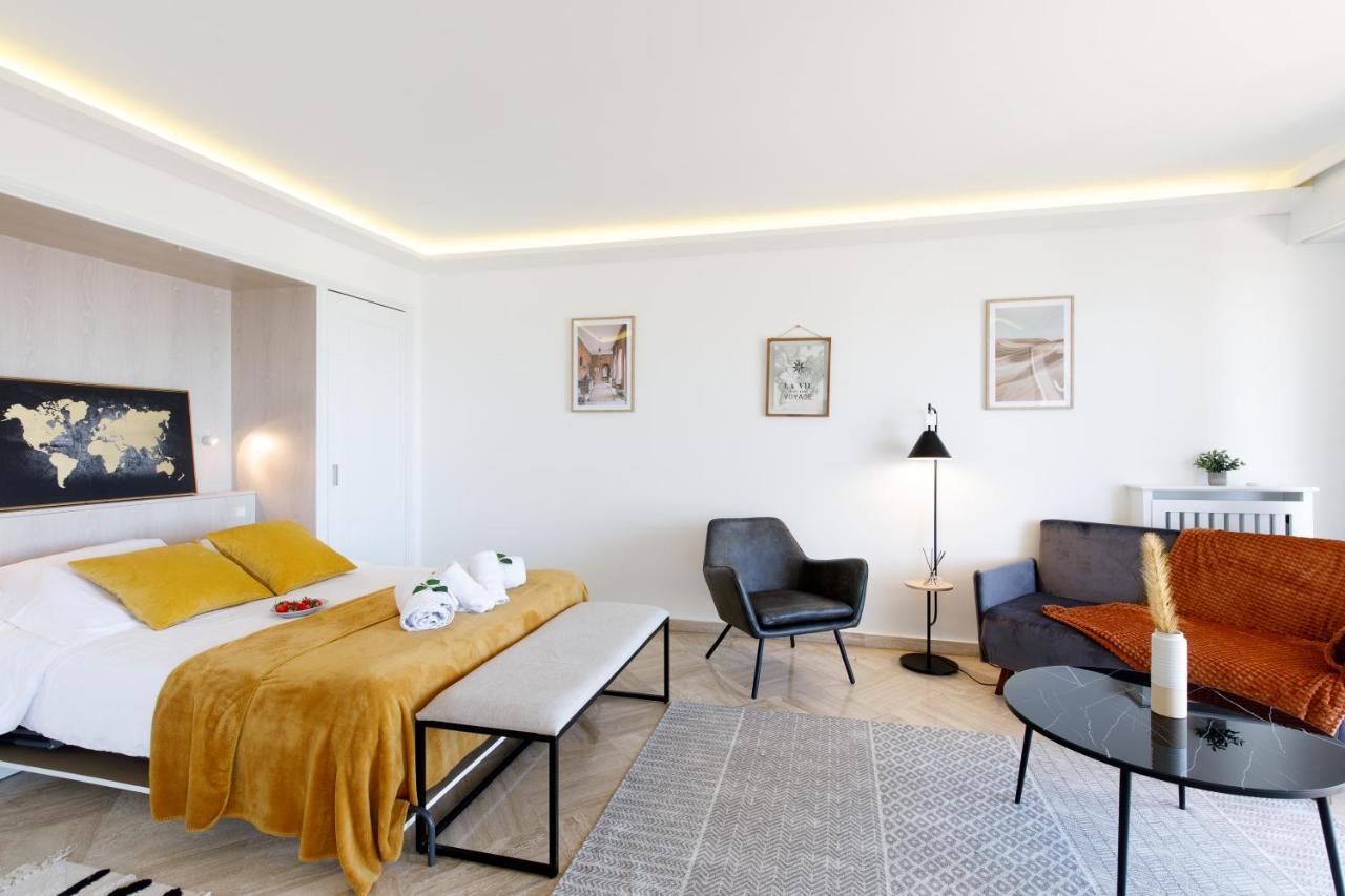 Suite Riviera - Sea View - Clim - 50M Plage - Residence De Standing - Spacieux 180 M2 - Parking Cannes Ngoại thất bức ảnh