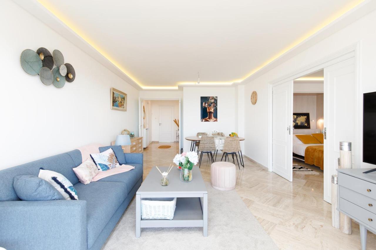 Suite Riviera - Sea View - Clim - 50M Plage - Residence De Standing - Spacieux 180 M2 - Parking Cannes Ngoại thất bức ảnh